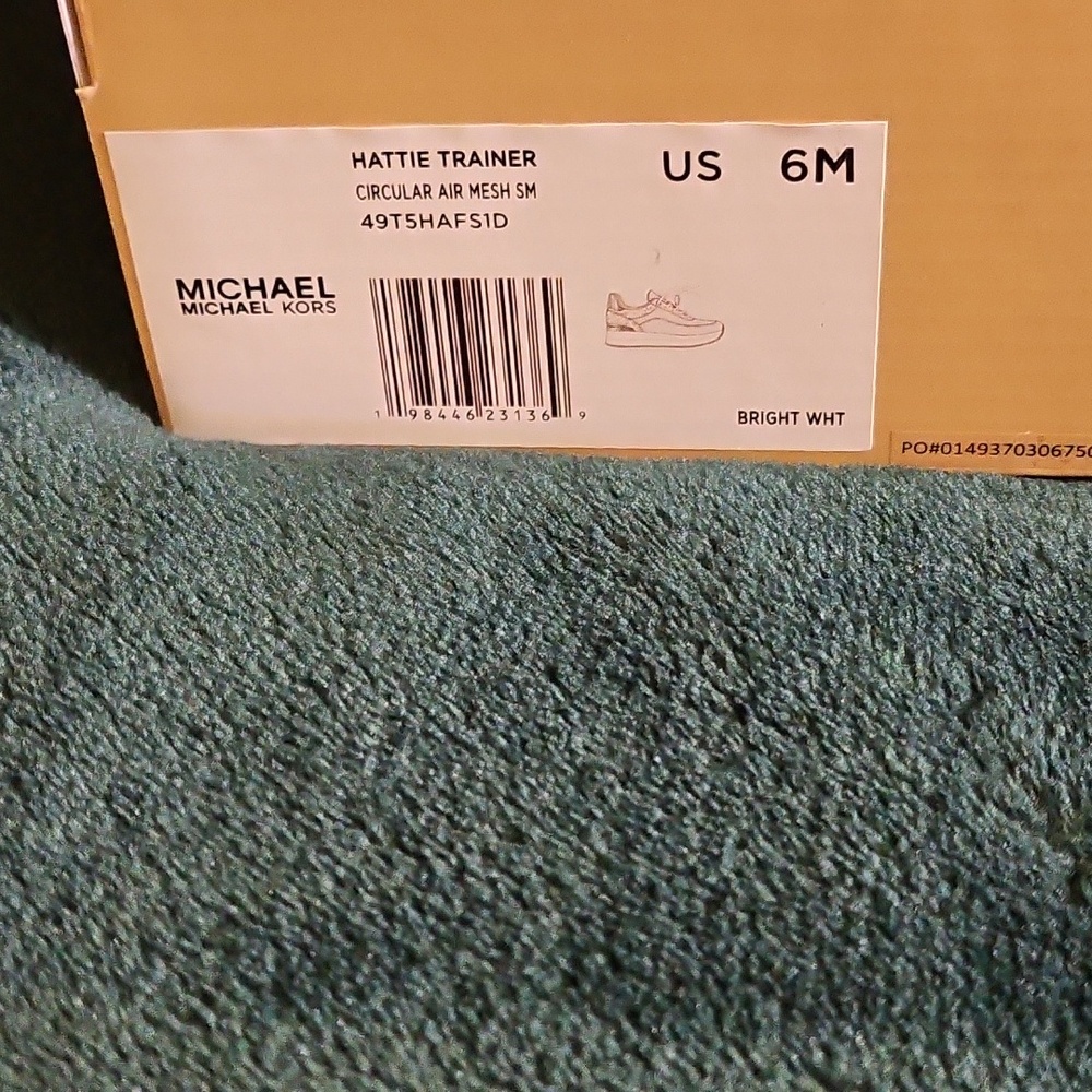Michael Kors White and Silver Sneakers - Picture 4 of 4